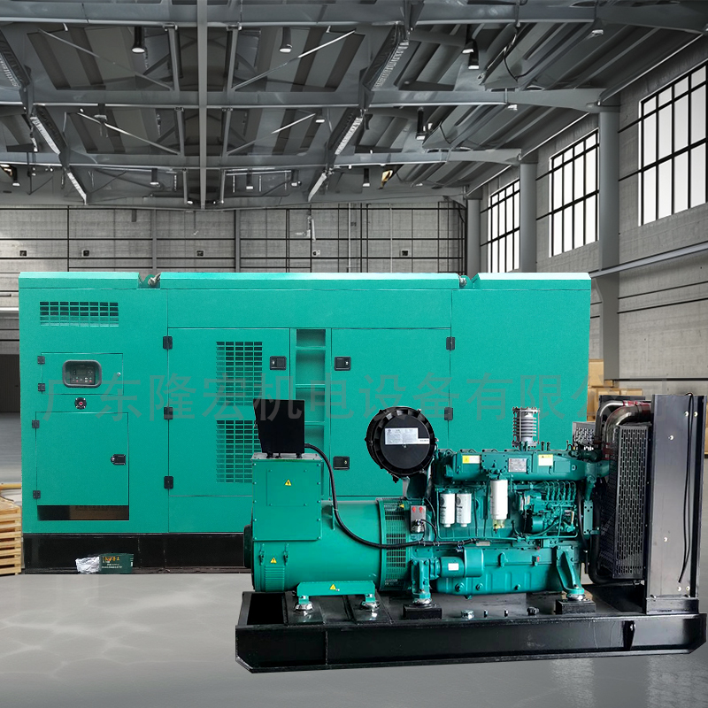Weichai silent diesel generator set 300KW brushless four protection ATS new machine