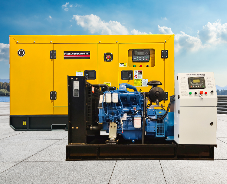64KW全铜无刷发电机低噪音玉柴动力 柴油发电机组