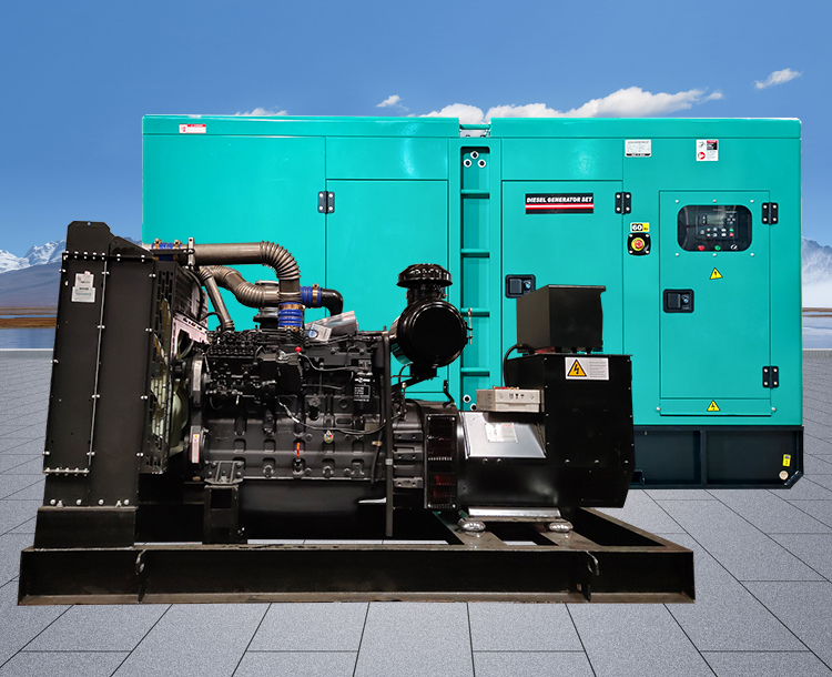 200KW上柴股份柴油发电机组，SC9D340D2动力，适用于工地及商场