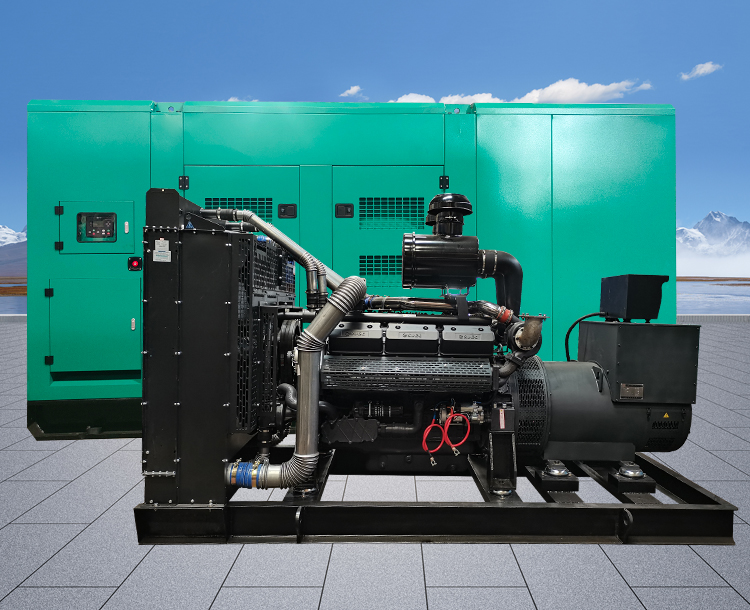 500KW上柴股份自动化电站，SC27G830D2柴油机，可选配三遥功能