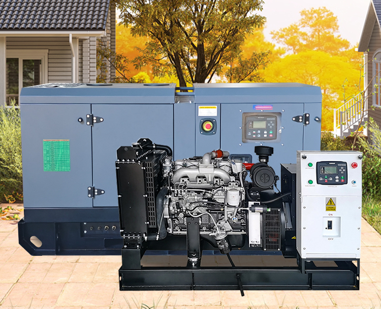 云内24KW/30KVA柴油发电机组，YN27BNJ30涡轮增压发动机，学校及中小企业常用电源